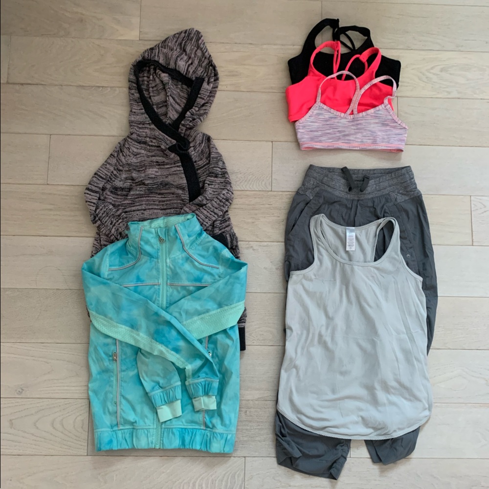 BUNDLE DEAL Size 8 Ivivva (Lululemon Girls) 7 ITEMS